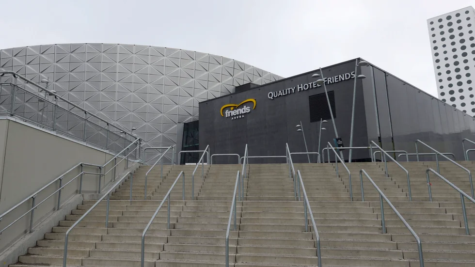 Friends arena får ett nytt namn i juli. Arkivbild.