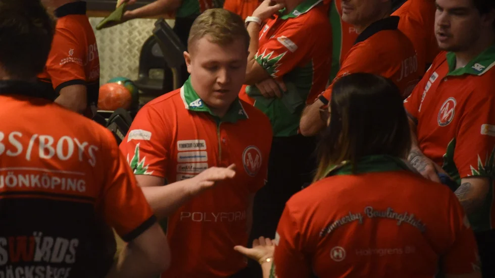 Jonathan Widström gjorde det bra i förlustmatchen mot Team Mariestad.