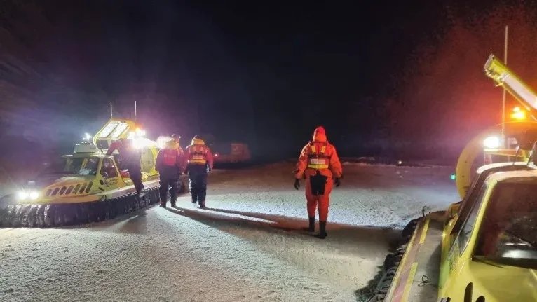 Svävare från bland annat Vadstena-Motala, fick rycka ut och hjälpa nödställda förra veckan.