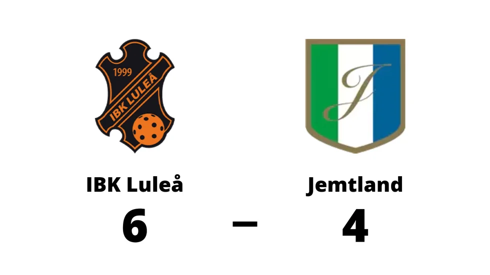 IBK Luleå vann mot Jemtland Innebandy