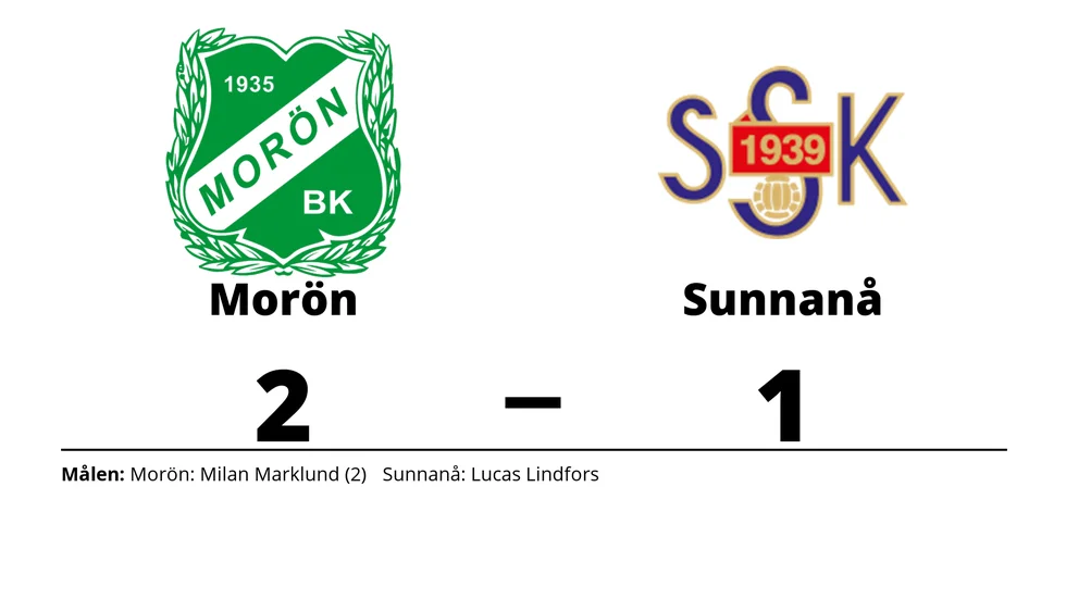 Morön BK vann mot Sunnanå SK
