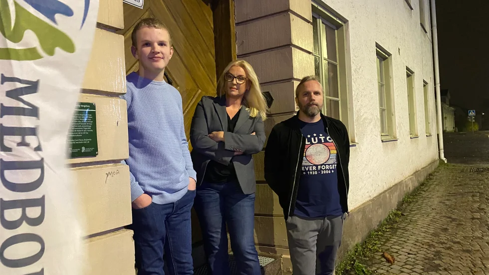 Medborgerlig samling är ett  välkommet tillskott i kommunpolitiken, anser ledarskribenten. Från vänster partiets lokala representanter  Elias Ottosson, Magdalena Lidestam och Emil Koverot.
