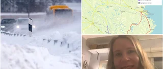Trafikverket: Mycket besvärligt på vägarna – "Hårda vindar"