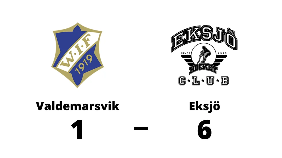 Valdemarsviks IF förlorade mot Eksjö HC