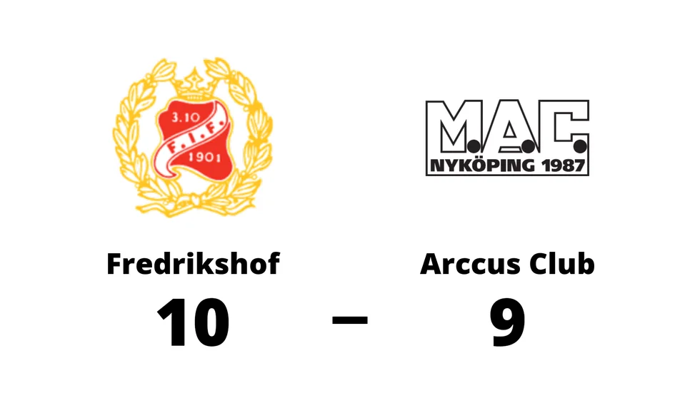 Fredrikshof IF BK vann mot Mini Arccus Club