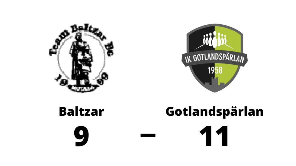 Team Baltzar BC förlorade mot IK Gotlandspärlan