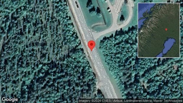 Trasig lastbil stör trafiken på E10