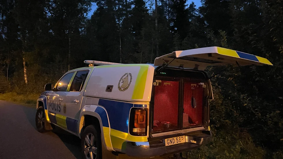 En sökinsats pågick under tisdagskvällen i Skellefteå efter en försvunnen äldre kvinna. Bilden tagen på Morö Backe.