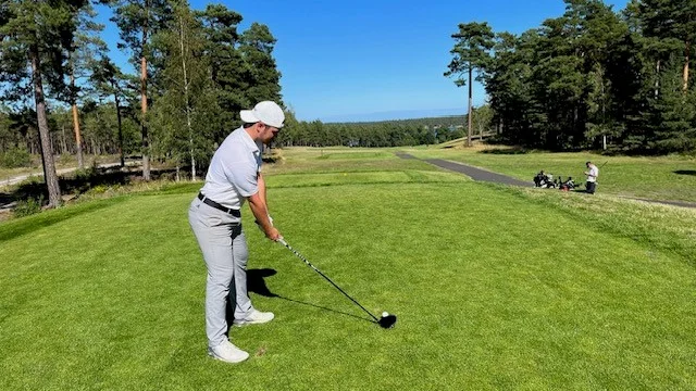 Axel Hermansson är ny klubbmästare i Västerviks Golfklubb.