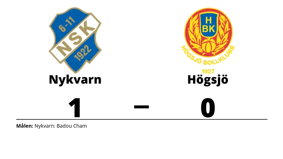 Nykvarns SK vann mot Högsjö BK