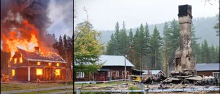 Branden slukade minnena av den omkomne sonen