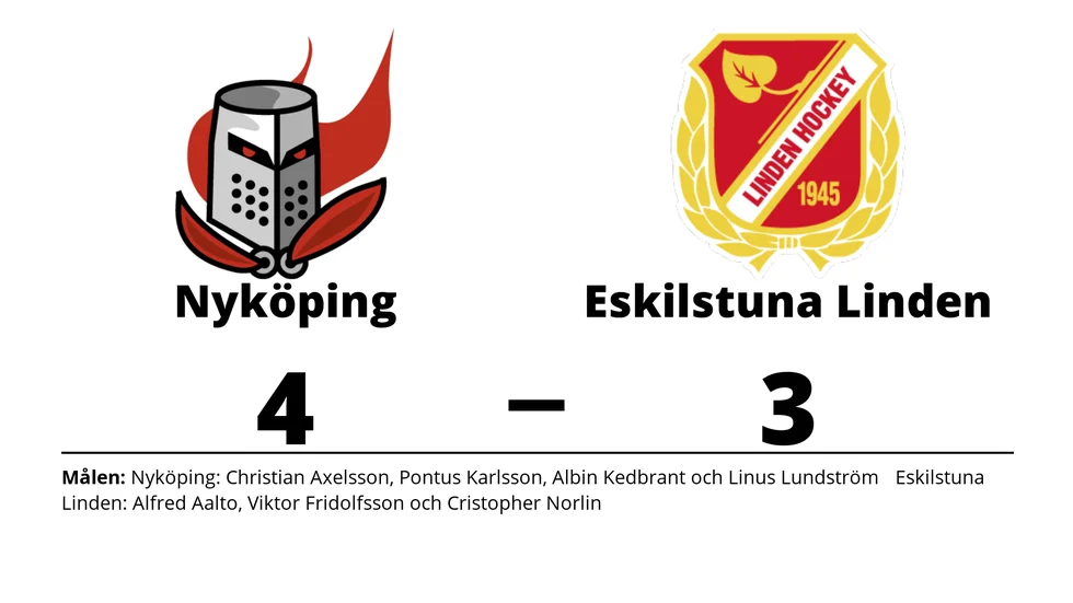 Nyköpings SK vann mot Eskilstuna Linden Hockey