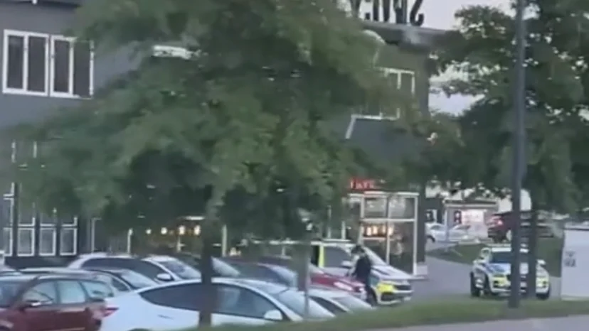 Polisen arbetar med misstänkt rattfylleri.