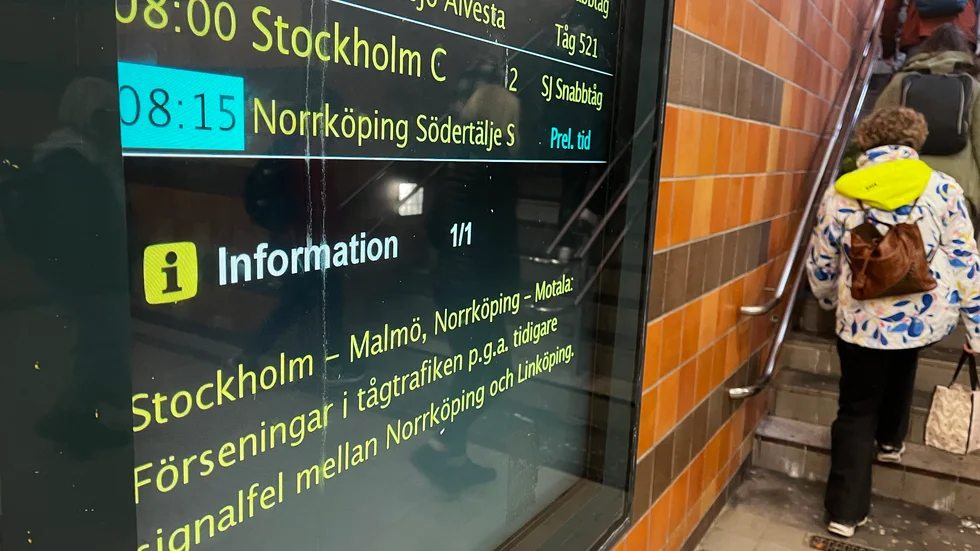 Tågstrul igen. 