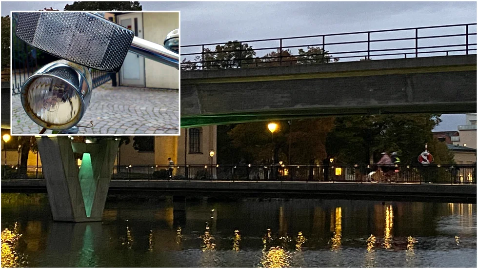 På tisdagskvällen undersökte tidningens reporter hur många cyklister som använde cykellyse. 