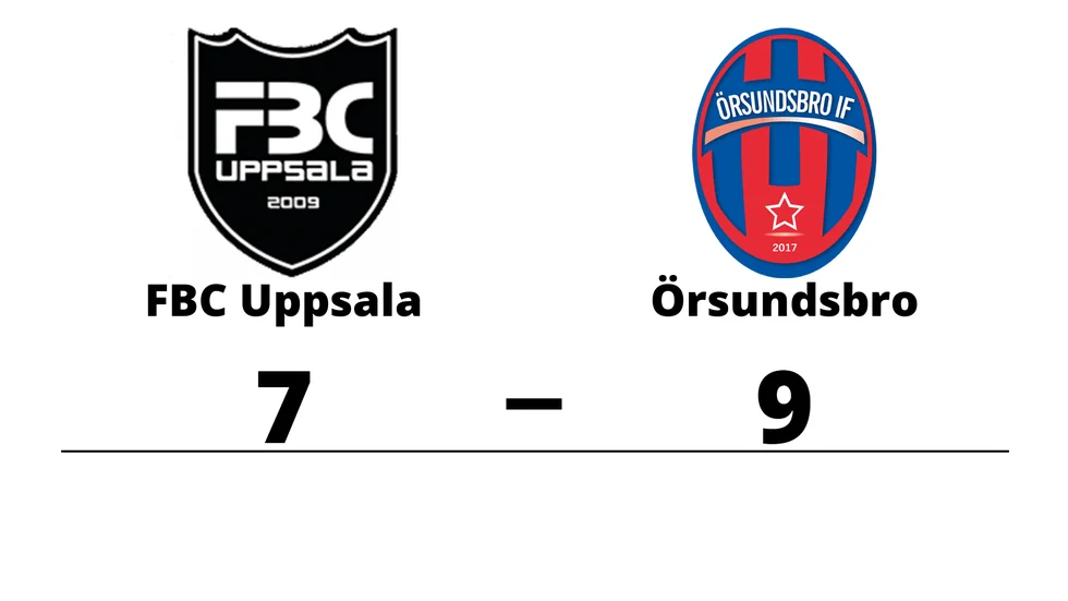 FBC Uppsala förlorade mot Örsundsbro IF