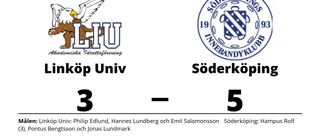 Förlust på hemmaplan för Linköp Univ mot Söderköping