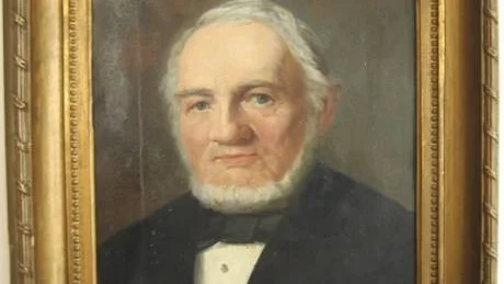 Iljemålningen av Ignaz Lachner är troligen målad på 1870-talet och kom med Friedrich Mehler till Visby på 1920-talet. Nu överlämnas den av familjen Mehler till Lachnermuseet i Rain am Lech.