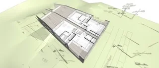 Hängande hus på Snäckterassen