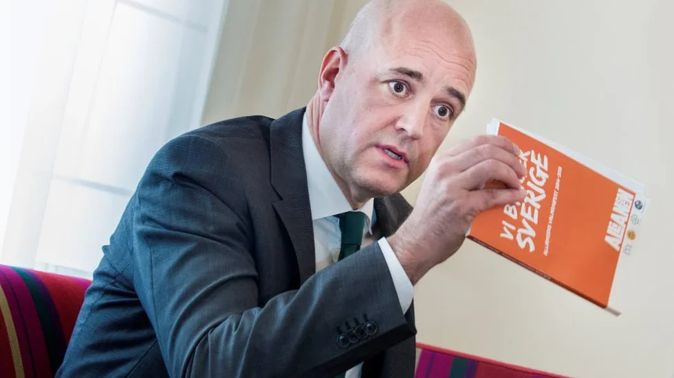 Fredrik Reinfeldt. Intervjuad för GA.