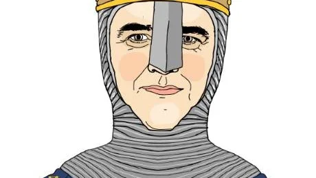 Fredrik Reinfeldt.Illustration: Nelson