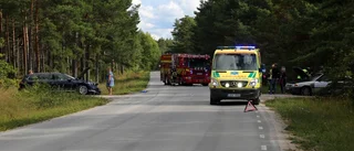 Fem personer inblandade i krock