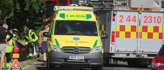 Ingen allvarligt skadad efter trafikolyckan