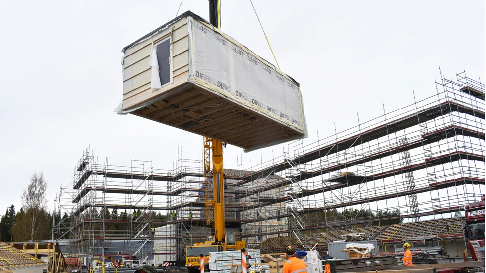 Bostadsbyggandet behöver öka i tillväxtkommunerna i norra Sverige. 