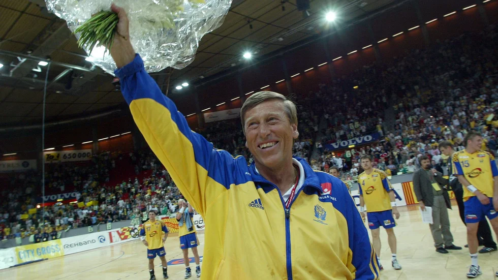 Tidigare förbundskaptenen för det svenska handbollslandslaget Bengt Johansson har avlidit efter en tids sjukdom. Arkivbild.