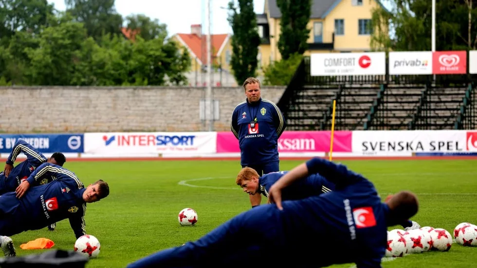 Viktor Eriksson är förbundskapten för P18-landslaget.