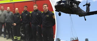 Här är brandmännen som skickas till storbranden
