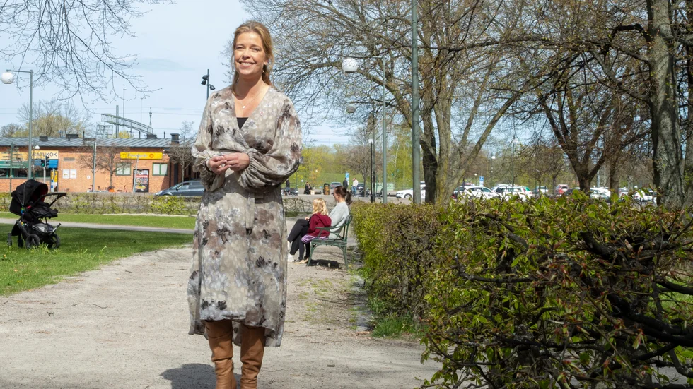 Annika Strandhäll på besök i Linköping. Klimat- och miljömininstern gillar Tekniska Verkens nyfikenhet och förmåga att jobba för nya lösningar för att minska sin klimatpåverkan.
