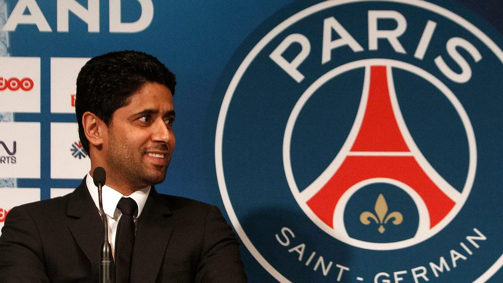 Paris SG:s vd Nasser al-Khelaifi. Arkivbild.