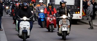 BILDEXTRA: Storpublik när motorcykelkortegen kom tillbaka 