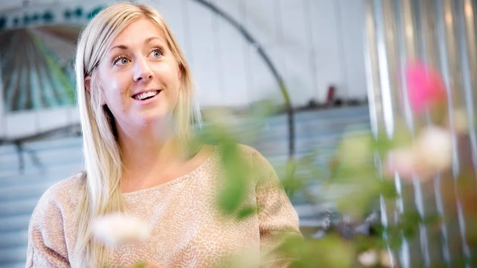 Josefine Eriksson presenterade årets världsarvsprodukt.