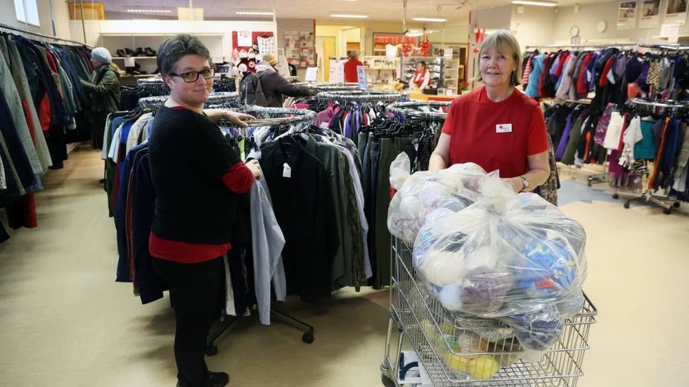 Kupan. Nu utökas second hand-butiken på Norra Hansegatan i Visby.