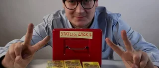 Jacob ska skrapa 1 000 trisslotter