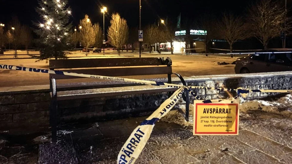 Platsen där misshandeln skedde.