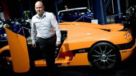 Bilentusiast och entreprenör. Christian Koenigsegg.Foto: Adam Ihse/SCANPIX