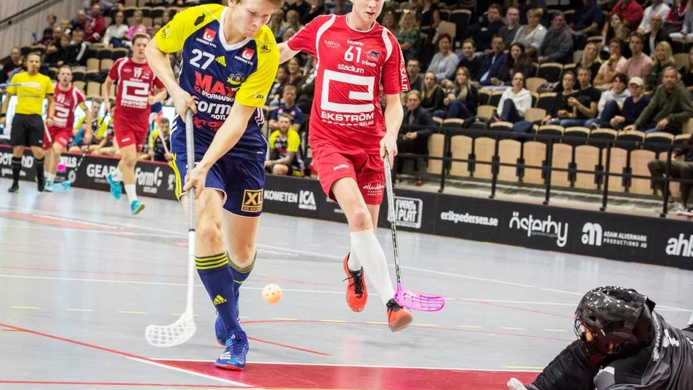 Visby IBK:s Heikki Hirvisuo gjorde ett mål i segermatchen mot Lerum.