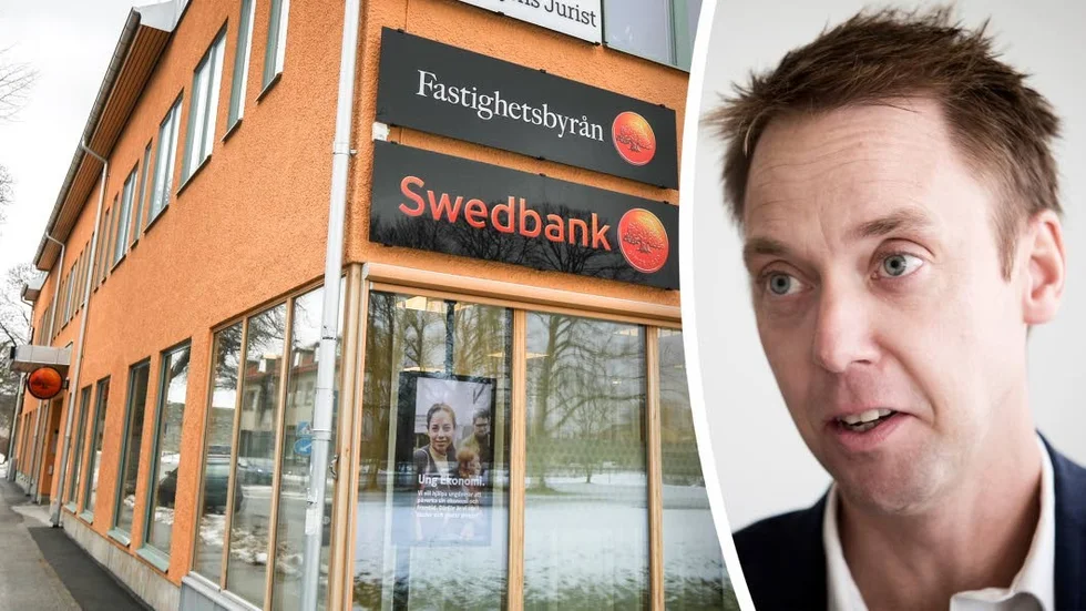Swedbanks chef på Gotland, Oskar Lindehejd, säger att han försöker möta kunderna genom att svara på frågor om den misstänkta penningtvätten.
