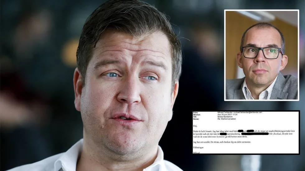 "Det är viktigt att det klarläggs vad som hände. Inte bara för min skull. Tilliten till kommunen är viktig att skydda", säger kommunalrådet Niklas Norström om bedrägerifallet – som polisen ännu inte påbörjat utredningen av.
