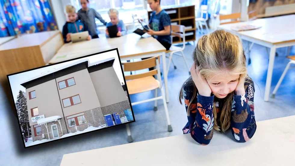 Montage. Bilden på barnen är tagen i en annan skola än den i texten.