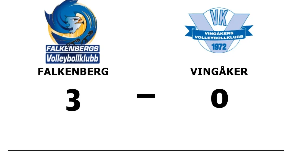 Falkenberg VBK vann mot Vingåker