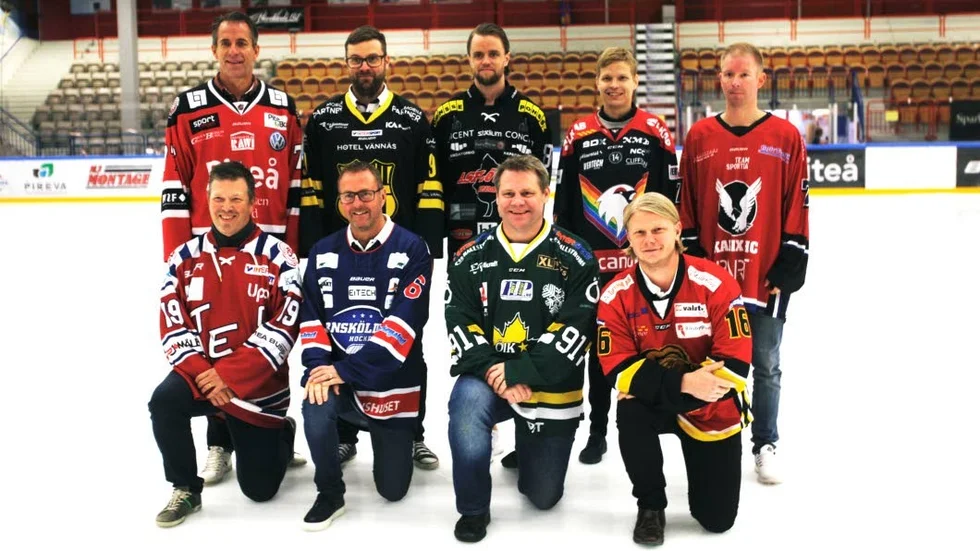 Upptakt. Under tisdagens höll hockeyettan norra sin upptaktsträff i Piteå. Boden och Sollefteå saknas på bilden.