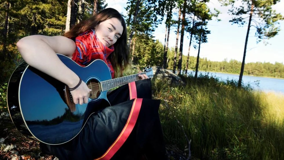 Stolt. "Jag är jätteglad för alla reaktioner jag fått. Det känns som att jag kommer få hålla på med musiken efter det här", säger Anna-Mi Svedjekrans om sin Idolaudition.
