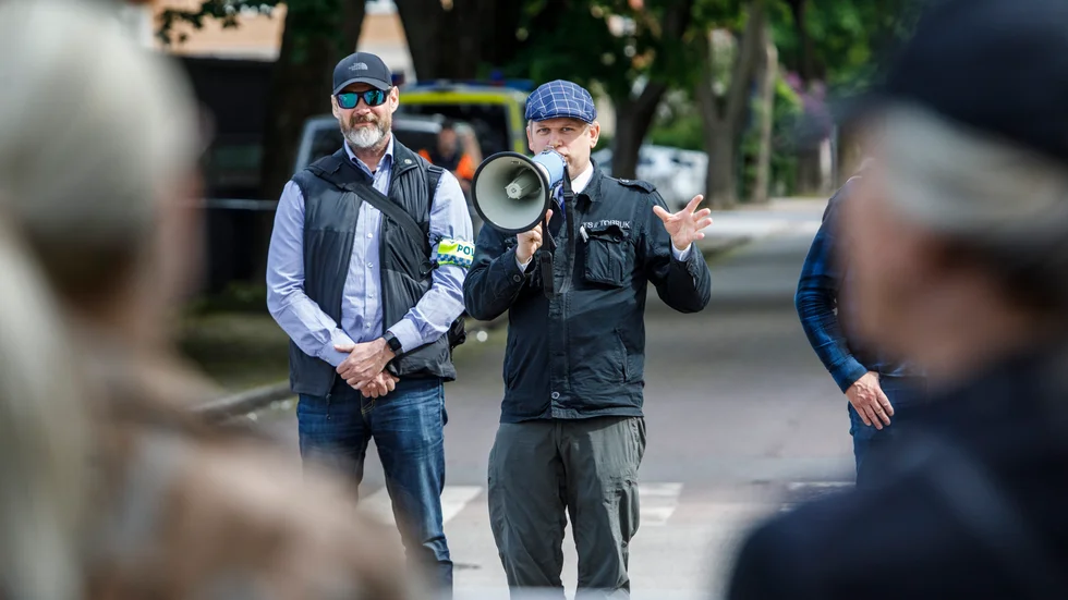 Paludan på Vaksala torg den 4 juni.