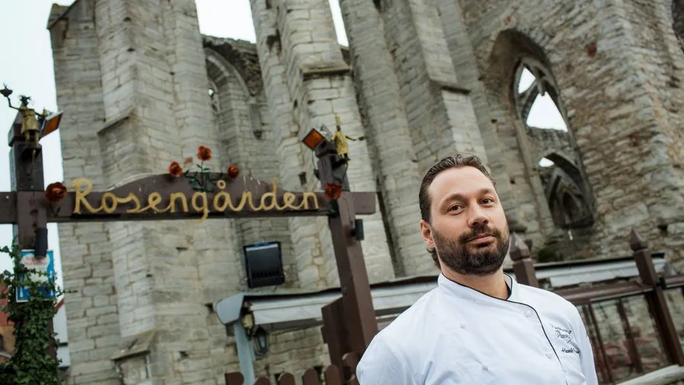 Henrik Westerlund, ägare till restaurang Rosengården.