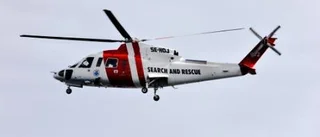 Tekniskt fel på sökhelikopter