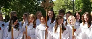 18 konfirmander i Dalhem